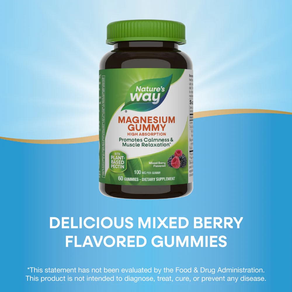 Nature's Way - Magnesium Gummy - 60 Gummies