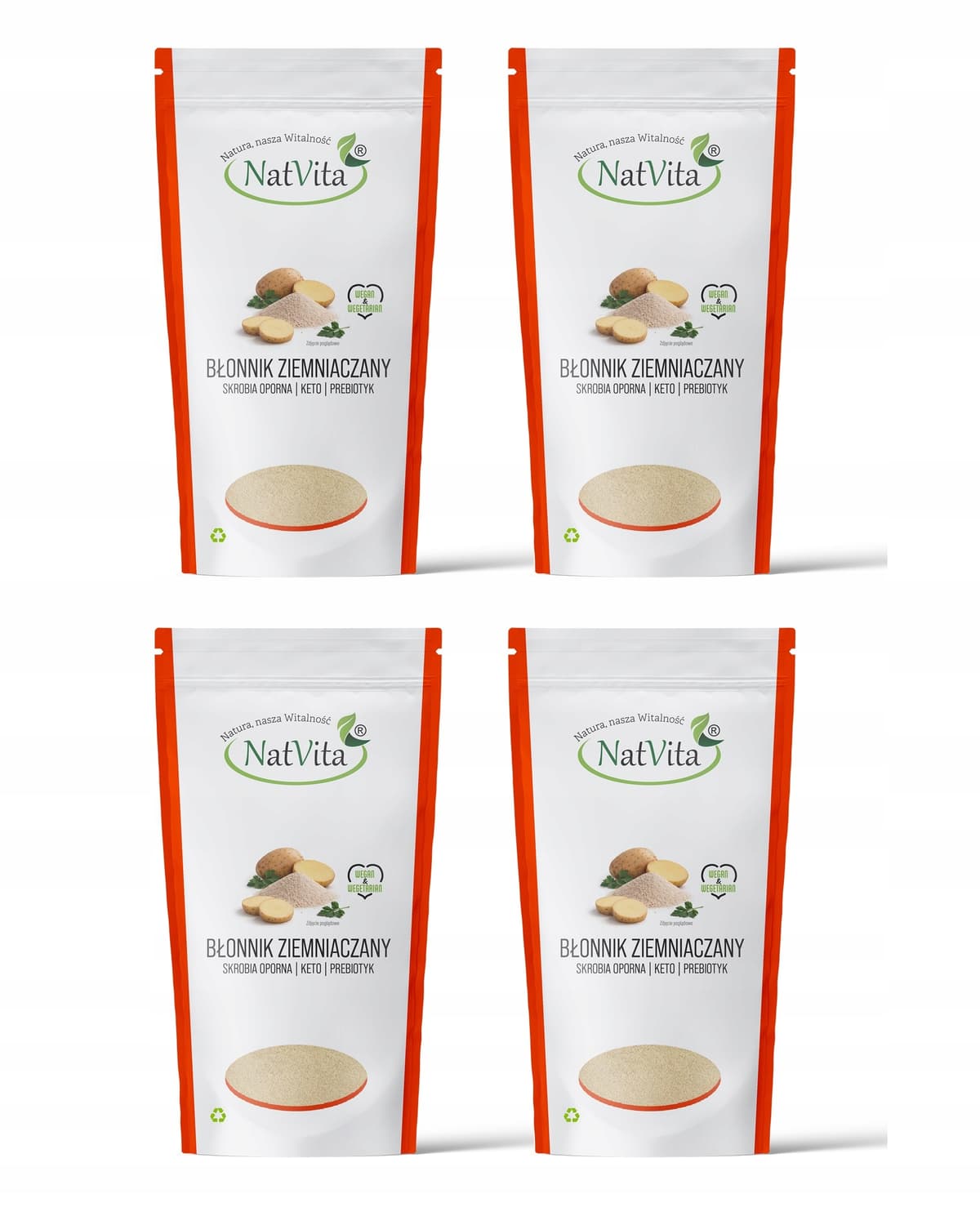 NAT SPÓŁKA Z O.O. - Resistant Starch Potato Fiber Powder 1050g – NAT SPÓŁKA Z O.O. förpackning