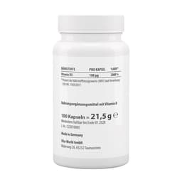 Vitaworld - Vitamin D3 4000IU - 100 Capsules