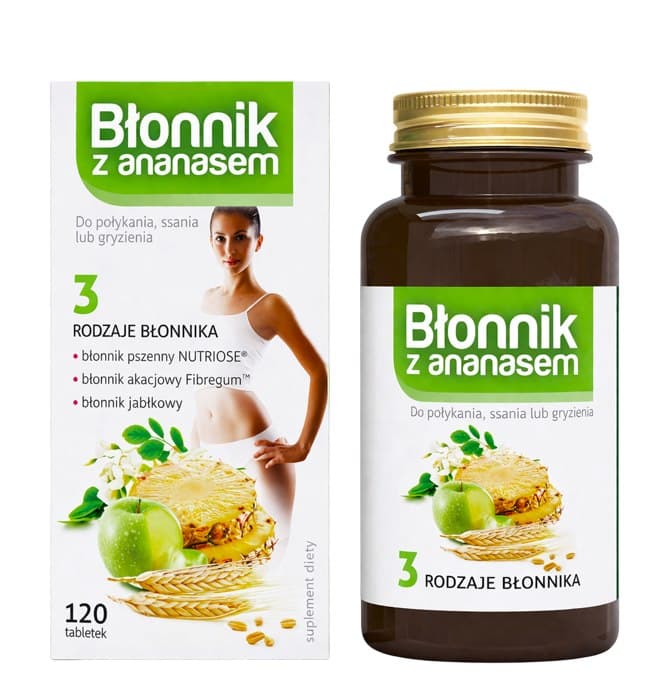 Colfarm - Fiber with Pineapple - 120 Tablets – Colfarm förpackning
