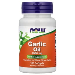 NOW Foods - Garlic Oil, 1500mg - 100 Sgels
