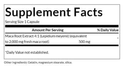 Swanson - Maca Extract - 60 Caps