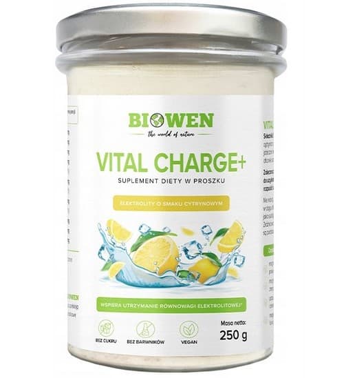 Biowen - Organic Electrolytes Lemon Flavor 250g – Biowen förpackning
