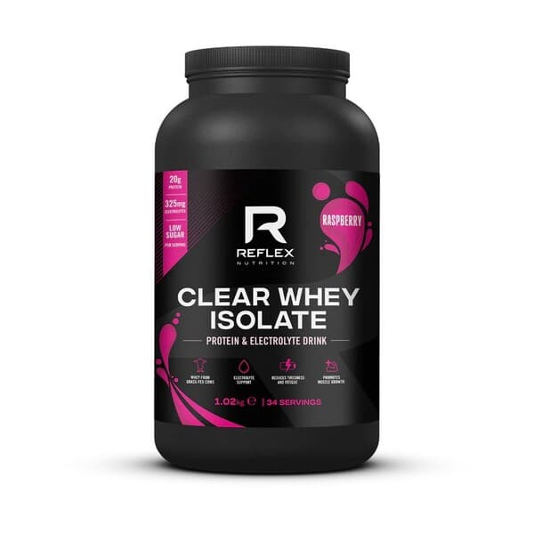 Reflex Nutrition - Clear Whey Isolate – Reflex Nutrition förpackning