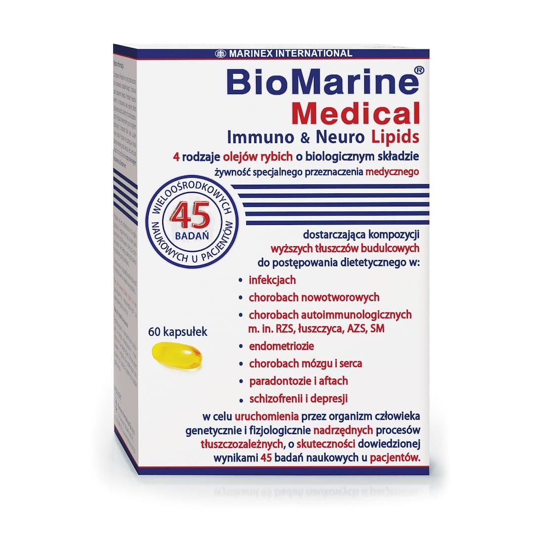 Marinex International - Biomarine Medical Immuno & Neuro Lipids – Marinex International förpackning
