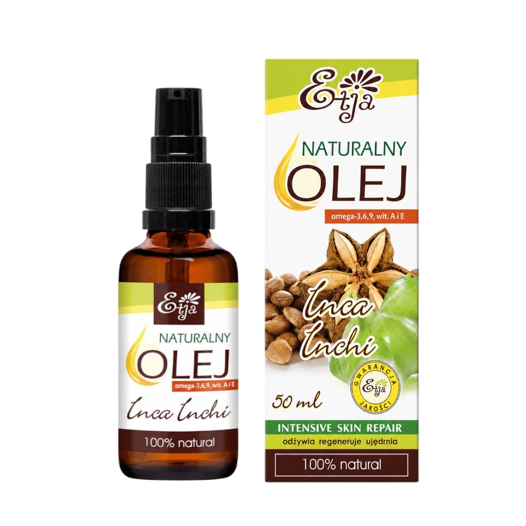 Etja - Inca Inchi Oil - 50ml – Etja förpackning