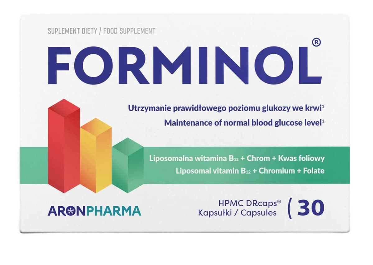 Aronpharma - Forminol - 30 Caps – Aronpharma förpackning