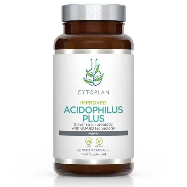 Cytoplan - Acidophilus Plus - 60 vcaps – Cytoplan förpackning