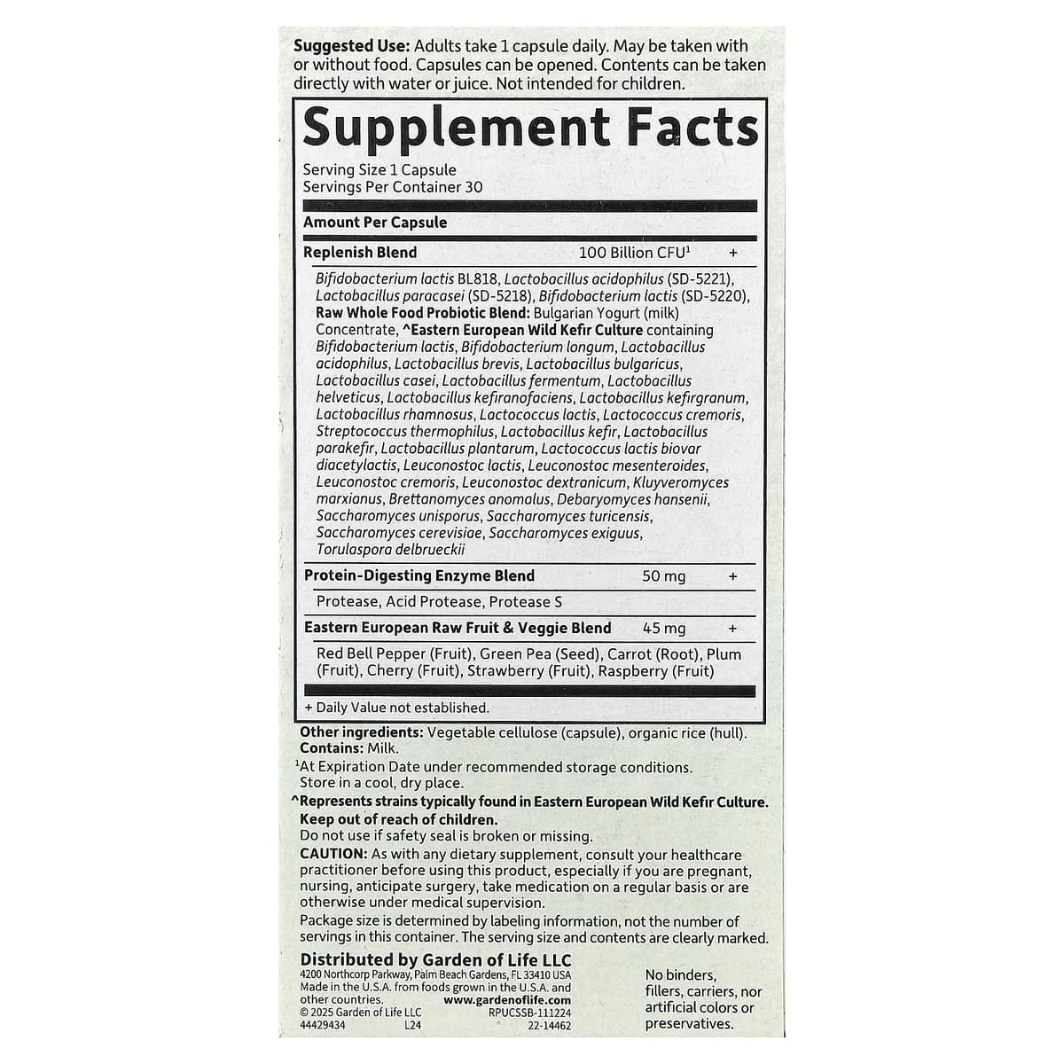 Garden Of Life - Raw Probiotics Ultimate Care - 30 Caps