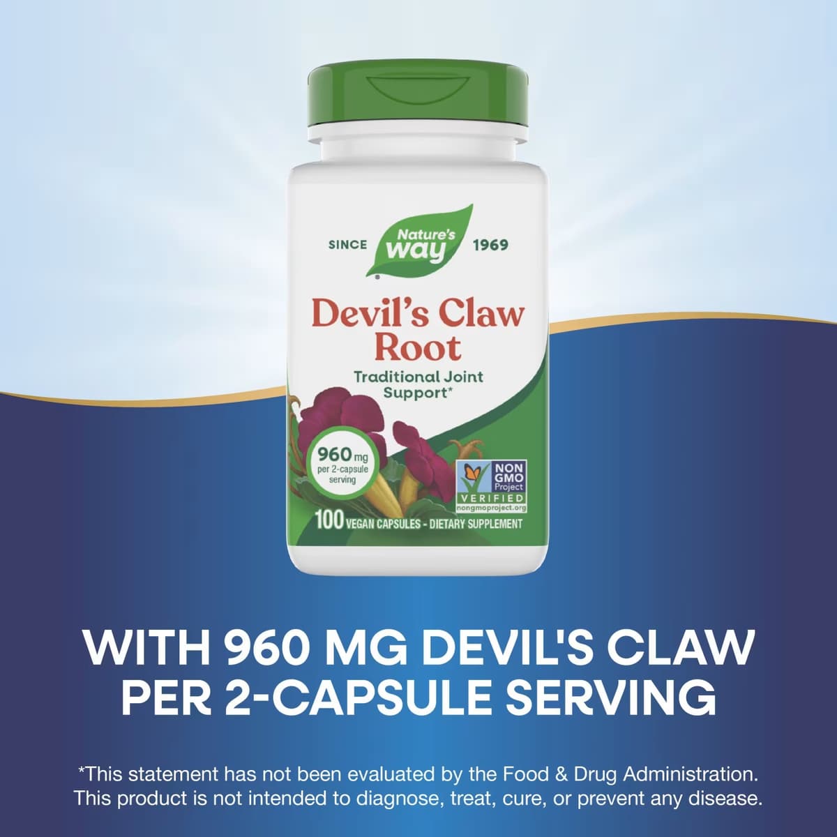 Nature'S Way - Devil'S Claw Secondary Root - 100 Caps