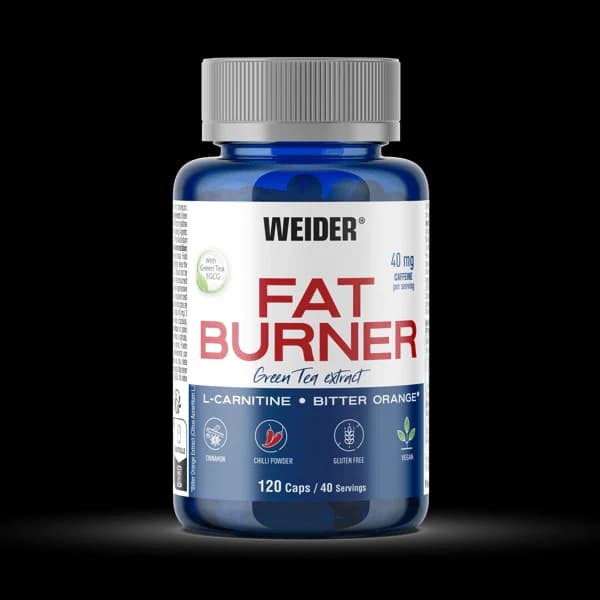 Weider - Fat Burner - 120 Capsules – Weider förpackning