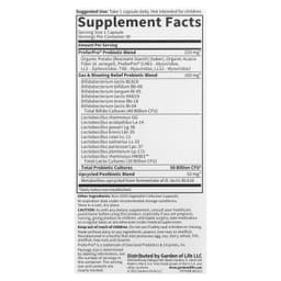 Garden Of Life - Dr. Formulated Probiotics Gas & Bloating - 30 Vcaps