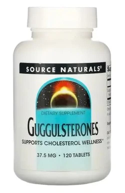 Source Naturals - Guggulsterones - 37.5mg (120 Tabs)