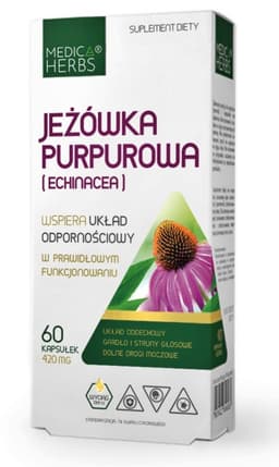 Medica Herbs - Purple Coneflower (Echinacea) - 60 Caps