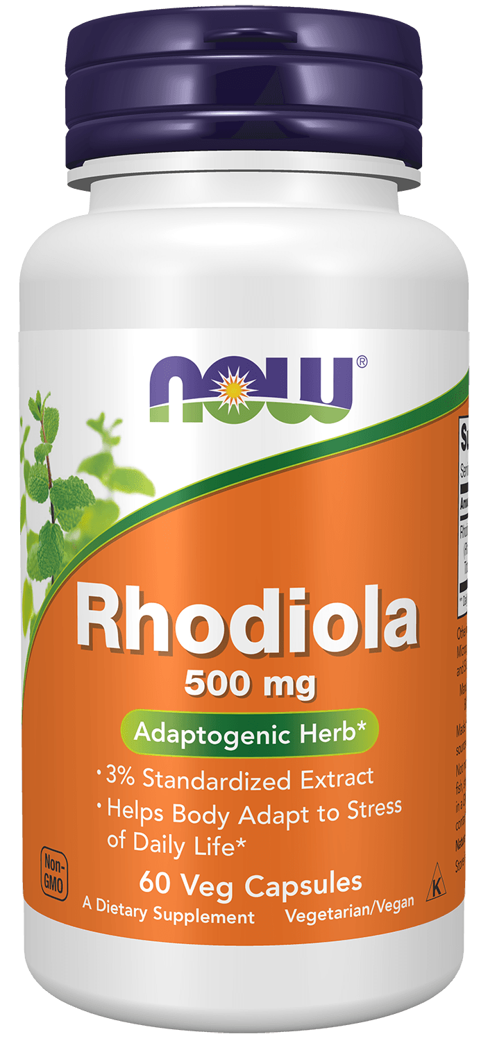 Now Foods - Rhodiola, 500mg Extract 3% (60 Vcaps)