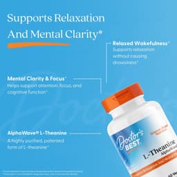 Doctor's Best - L-Theanine Alphawave - 60 Vcaps