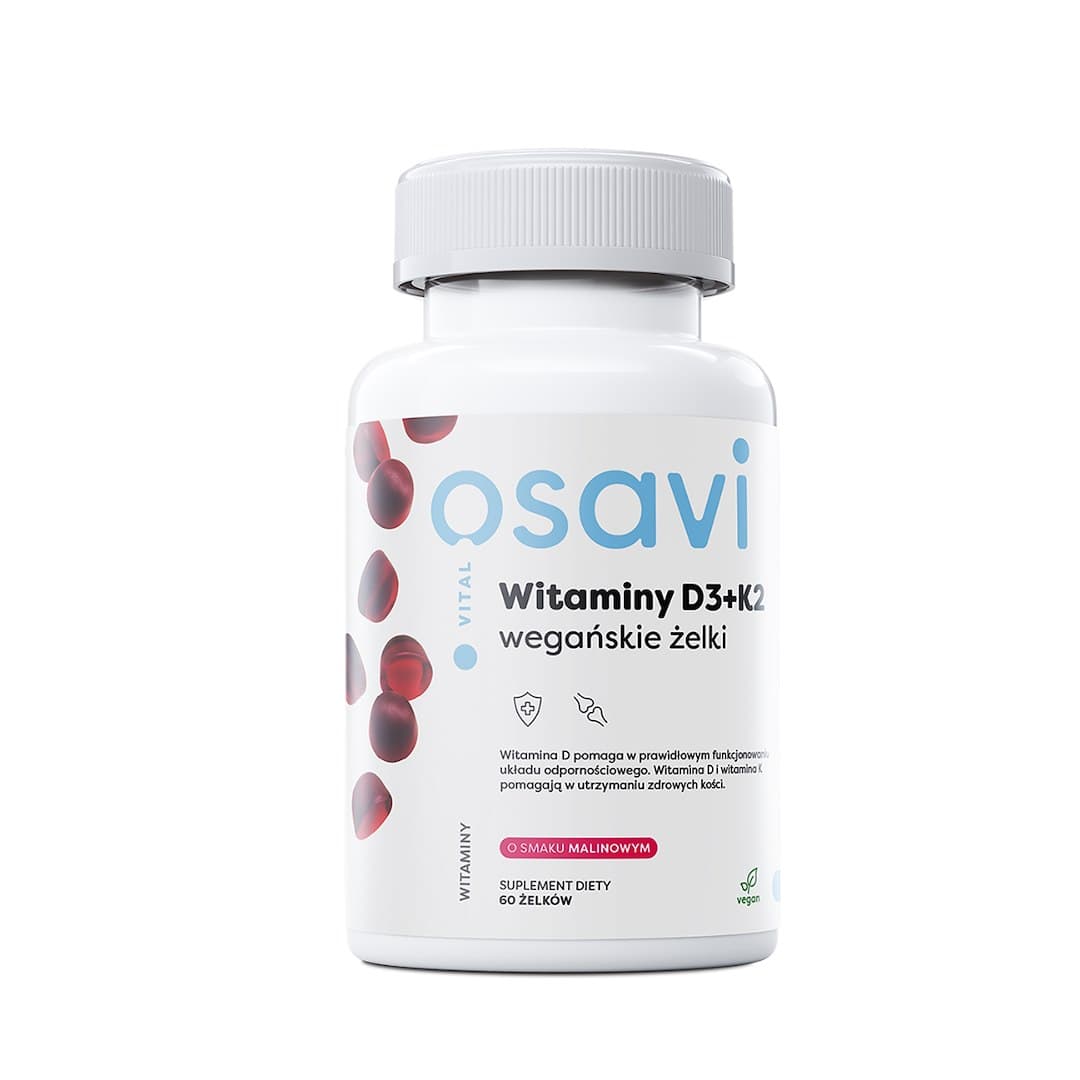 Osavi - Vitamins D3+K2 Vegan Gummies – Osavi förpackning