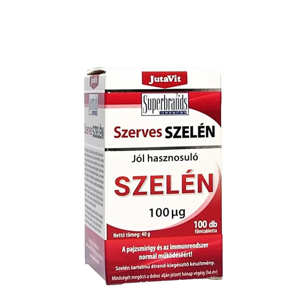 JutaVit - Organic Selenium - 100 Tabs – Jutavit förpackning
