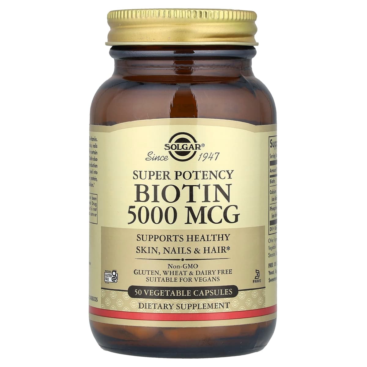 Solgar - 50 Vegetable Capsules - 50 caps