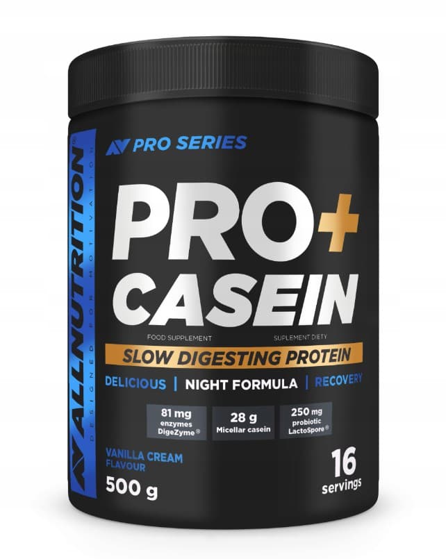 Allnutrition - Casein, Vanilla Cream - 500g