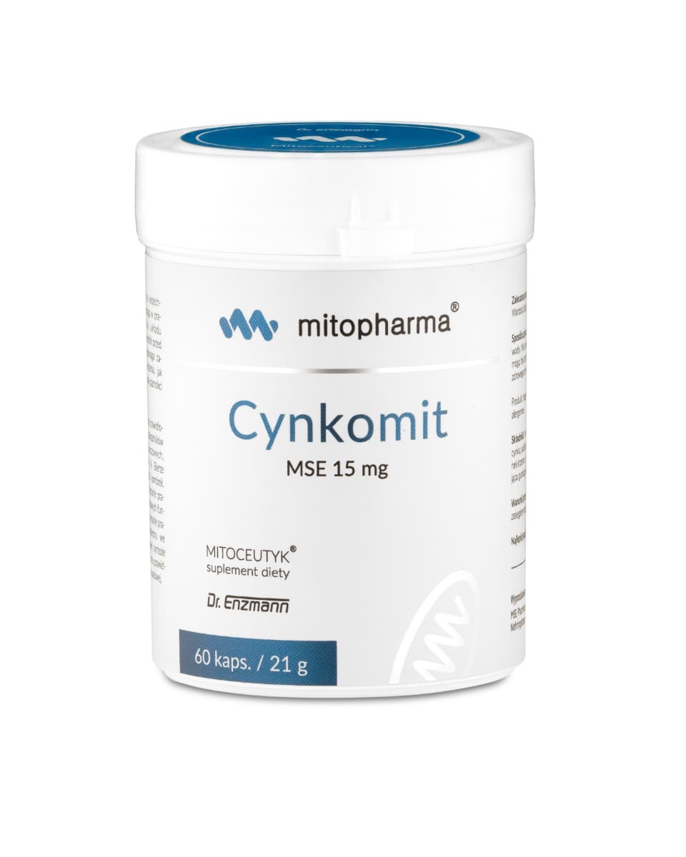 Mitopharma - Cynkomit - 60 Caps – Mitopharma förpackning