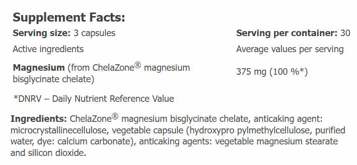 Amix - Chelazone Magnechel - 90 Caps