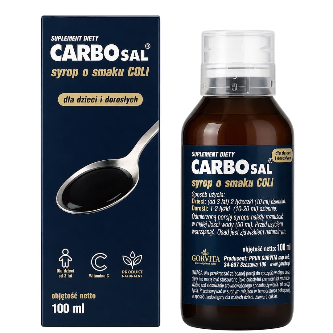 Gorvita - Carbosal syrup with cola flavor - 100ml