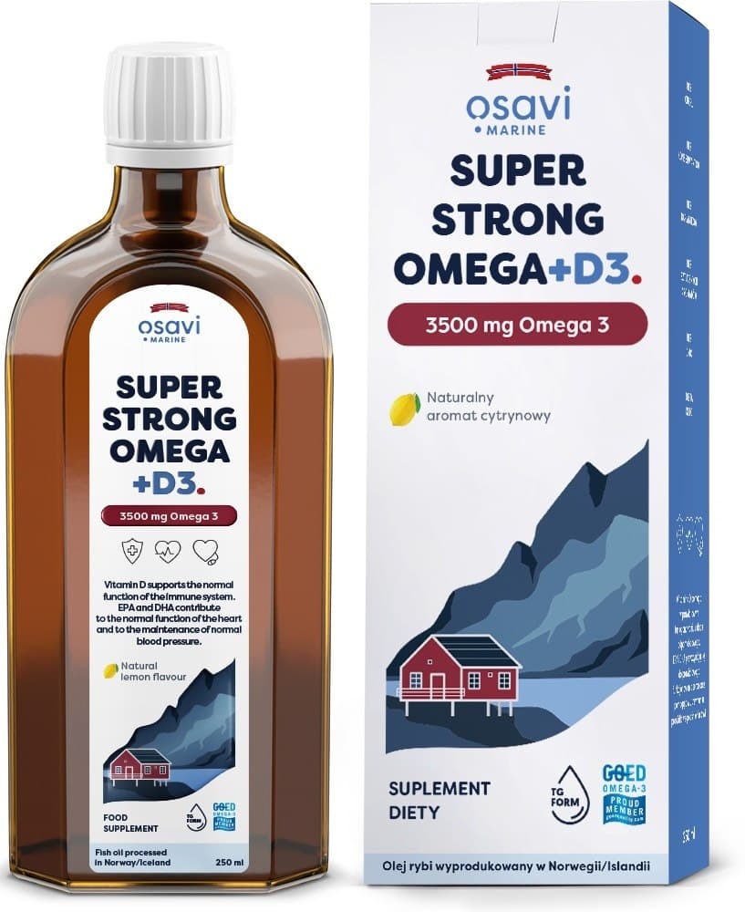 Osavi - Super Strong Omega - Orange - 250ml – Osavi förpackning