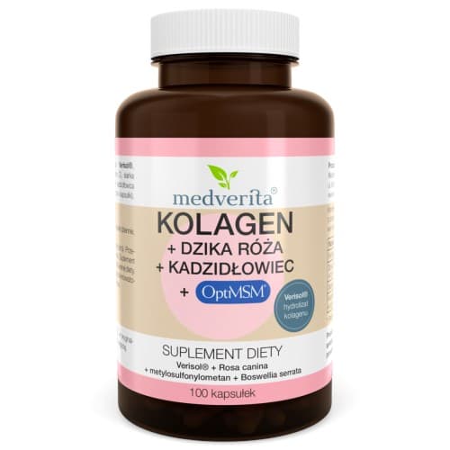 Medverita - Collagen + Wild Rose + Frankincense + OptiMSM – Medverita förpackning