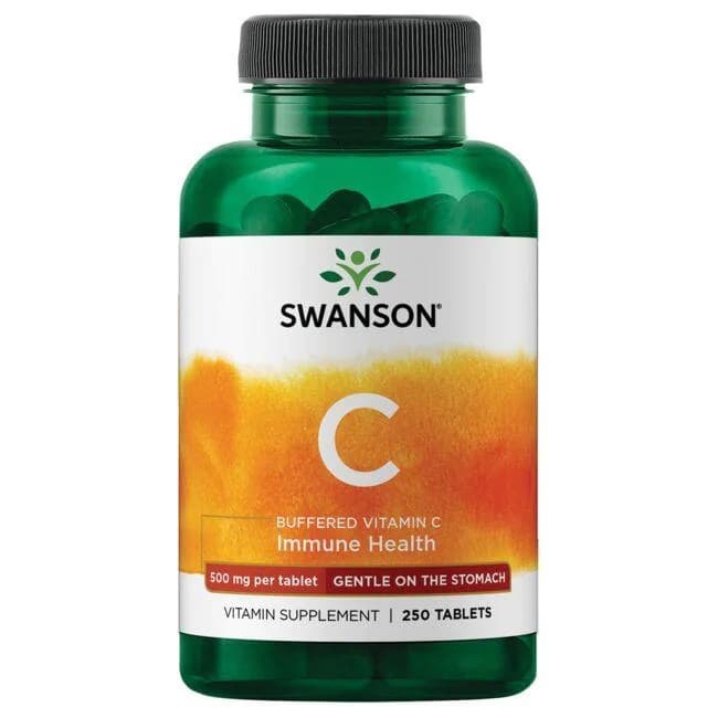 Swanson - Buffered Vitamin C - 250 Tabs – Swanson förpackning