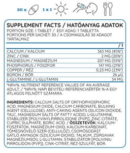 Nutriversum - Calcium Zinc Magnesium - 55g / 30 Tabs