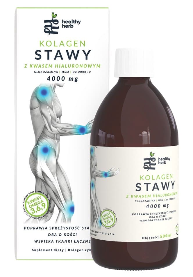 Healthy Herb - Collagen Joints 4000mg 500ml – Healthy Herb förpackning