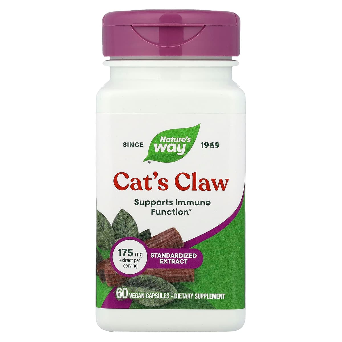 Nature's Way - Cat'S Claw Premium Extract - 60 Vcaps