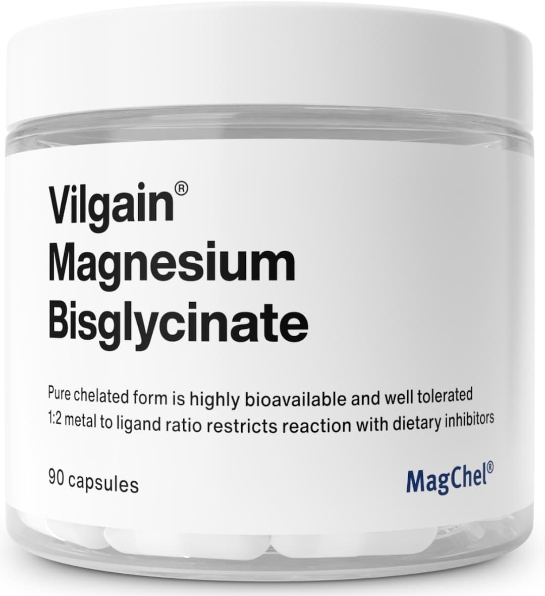 Vilgain - Magnesium Bisglycinate - 90 Caps – Vilgain förpackning