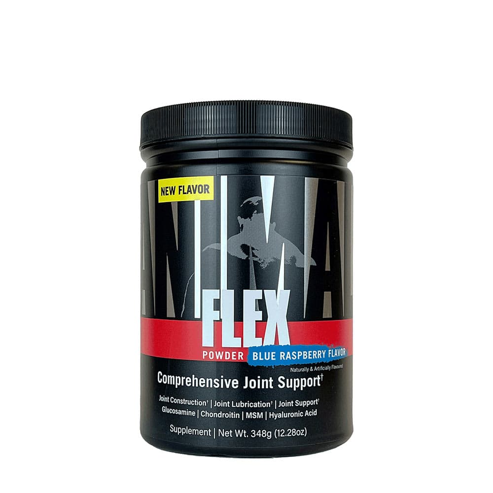 Universal Nutrition - Flex, Blue Raspberry - 348g – Universal Nutrition förpackning