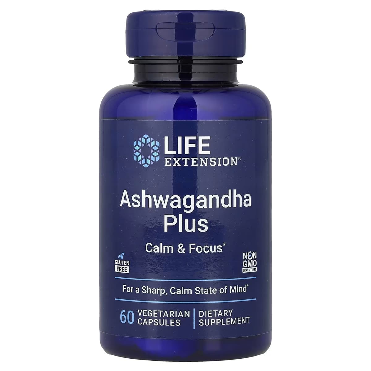 Life Extension - Ashwagandha Plus Calm & Focus - 60 Vcaps