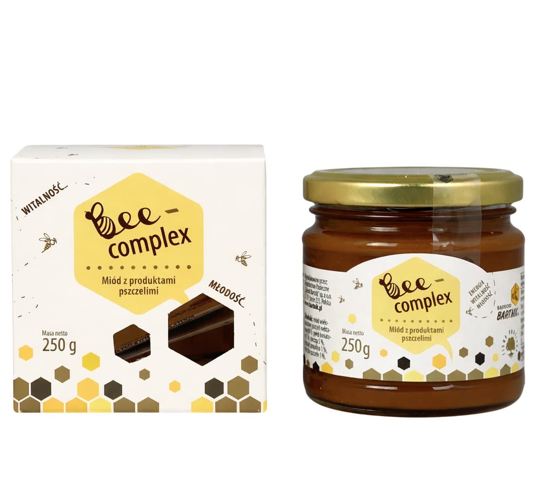 Bartnik - Bee Complex 250g (Miód + Pyłek + Pierzga + Propolis + Mleczko Pszczele)