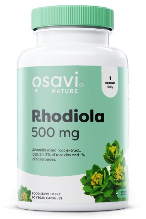 Osavi - Rhodiola 500mg – Osavi förpackning