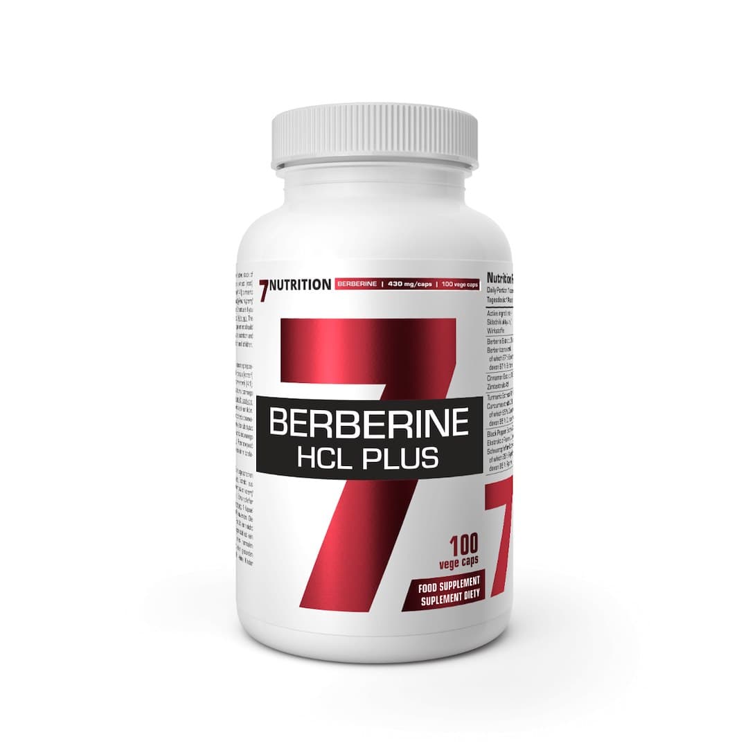 7 Nutrition - Berberine HCL Plus - 100 Vegi Caps - 100 vcaps