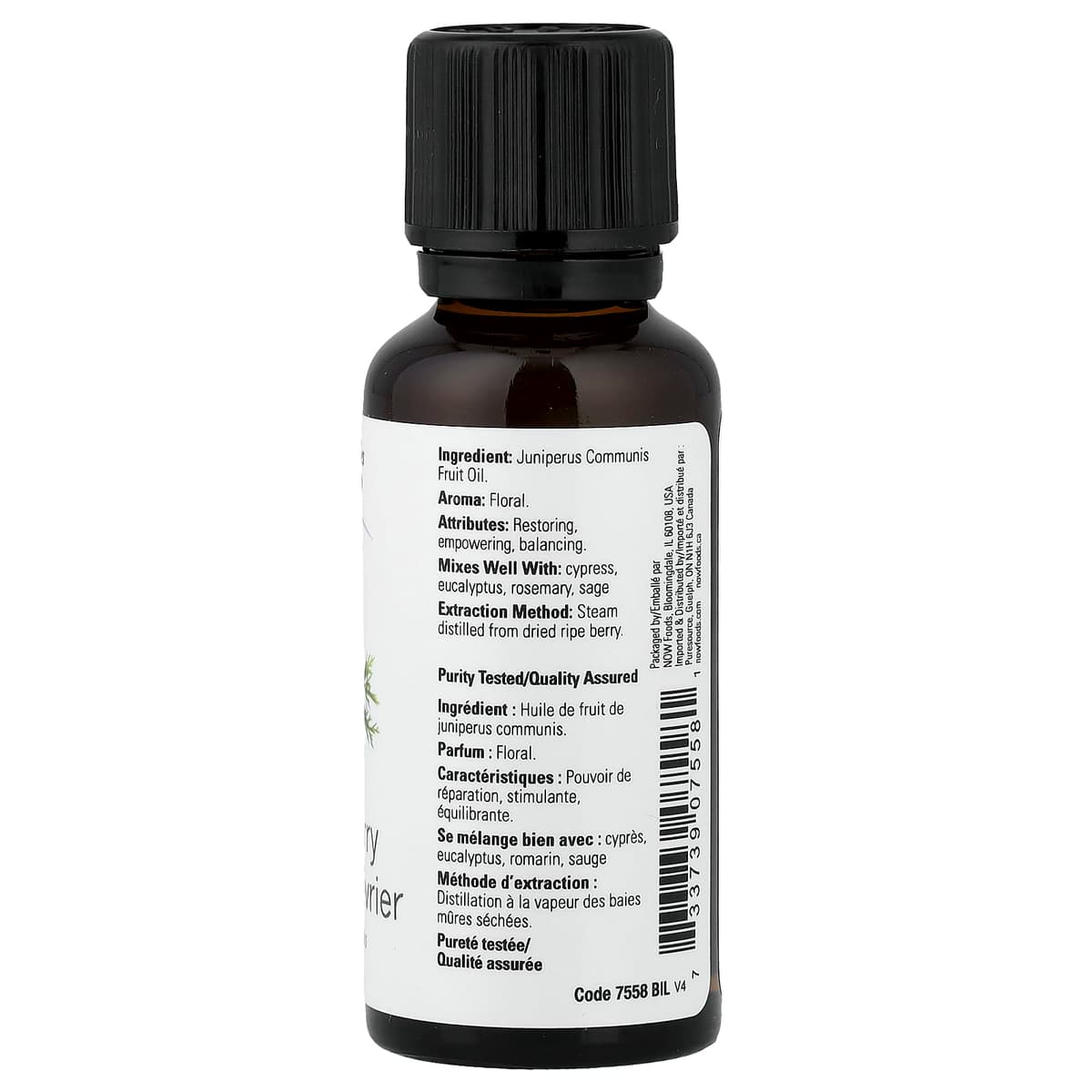 NOW Foods - Juniper Berry Oil - 30ml