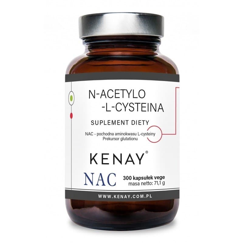 Kenay - N-Acetyl-Cysteine - 120 Caps – Kenay förpackning