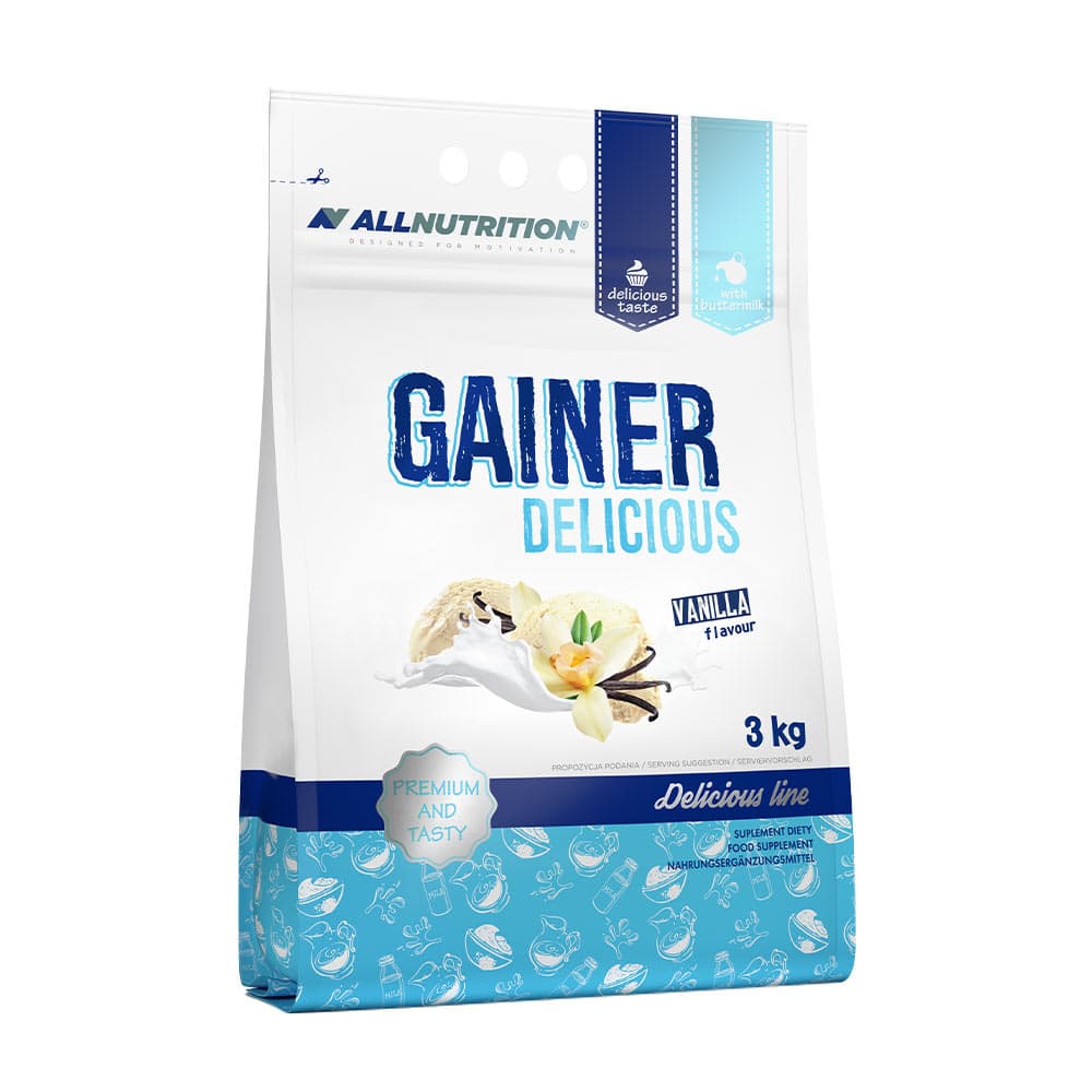 Allnutrition - Gainer Delicious - Muscle Gainer Vanilla - 3kg