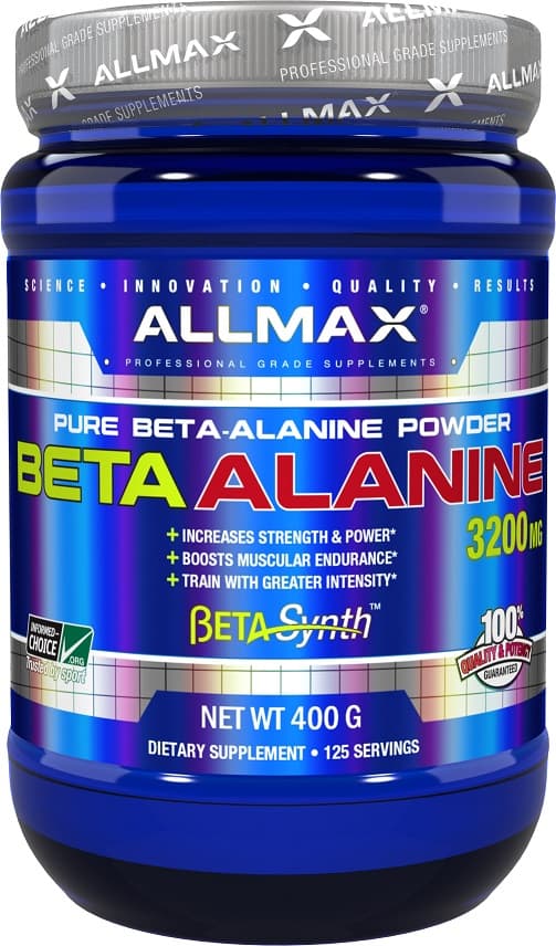 Allmax - Beta Alanine Powder 400g – Allmax förpackning
