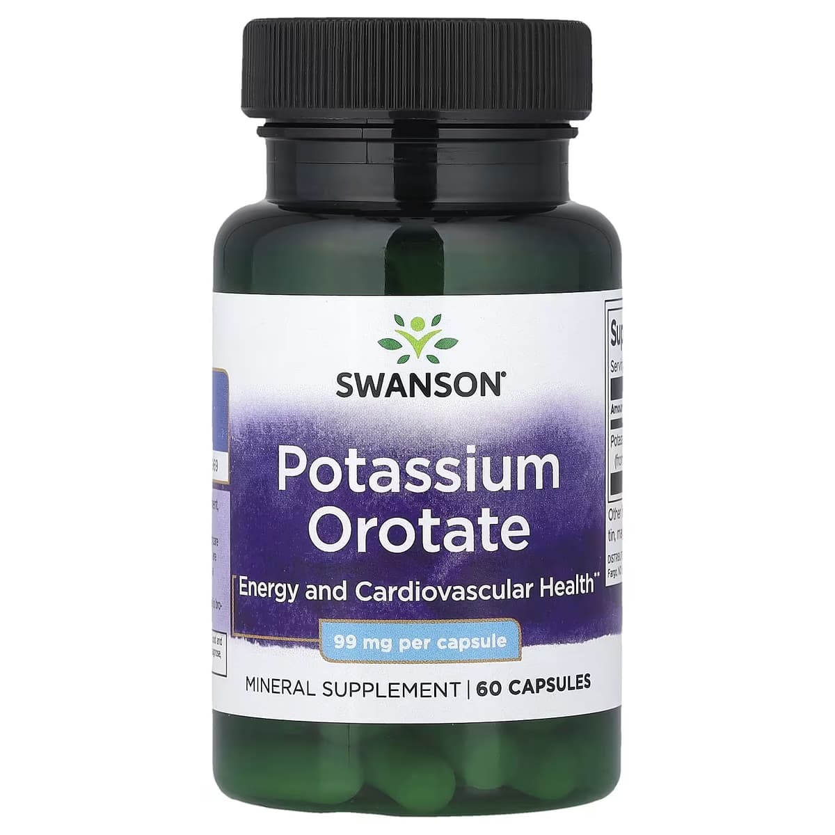 Swanson - Potassium Orotate - 60 Caps
