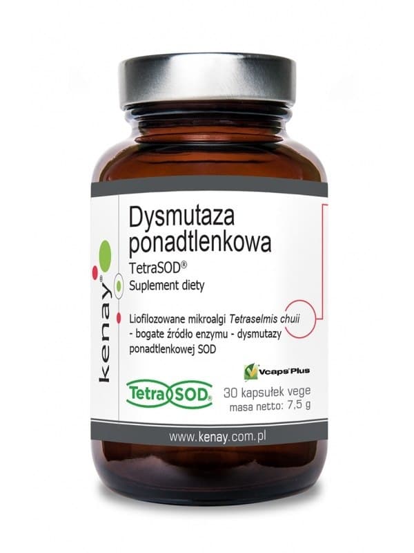 Kenay - Superoxide Dismutase Tetrasod - 30 Caps – Kenay förpackning