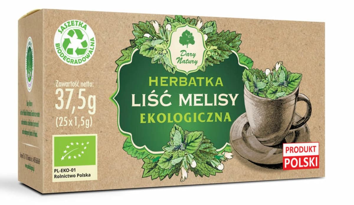 Dary Natury - Lemon Balm Leaf Organic – Dary Natury förpackning