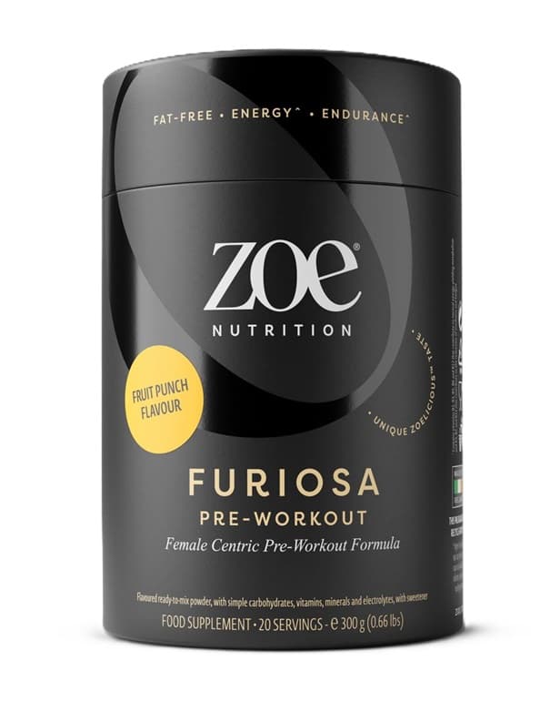 Zoe Nutrition - Furiosa Pre-Workout – Zoe Nutrition förpackning