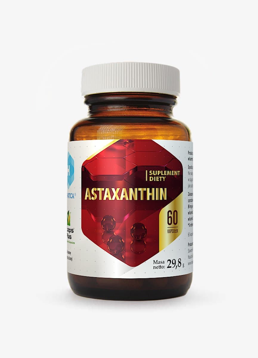 Hepatica - Astaxanthin - 30 Days - 60 Caps – Hepatica förpackning
