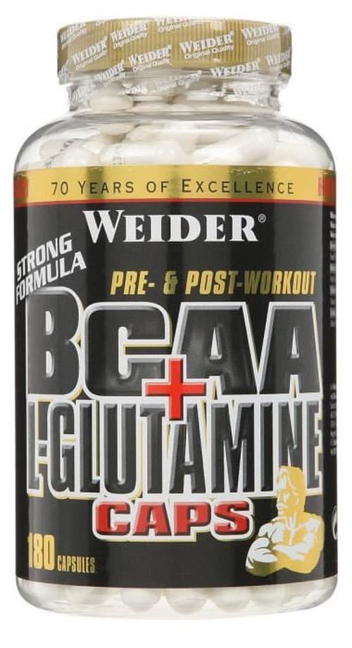 Weider - BCAA + L-Glutamine - 180 Caps