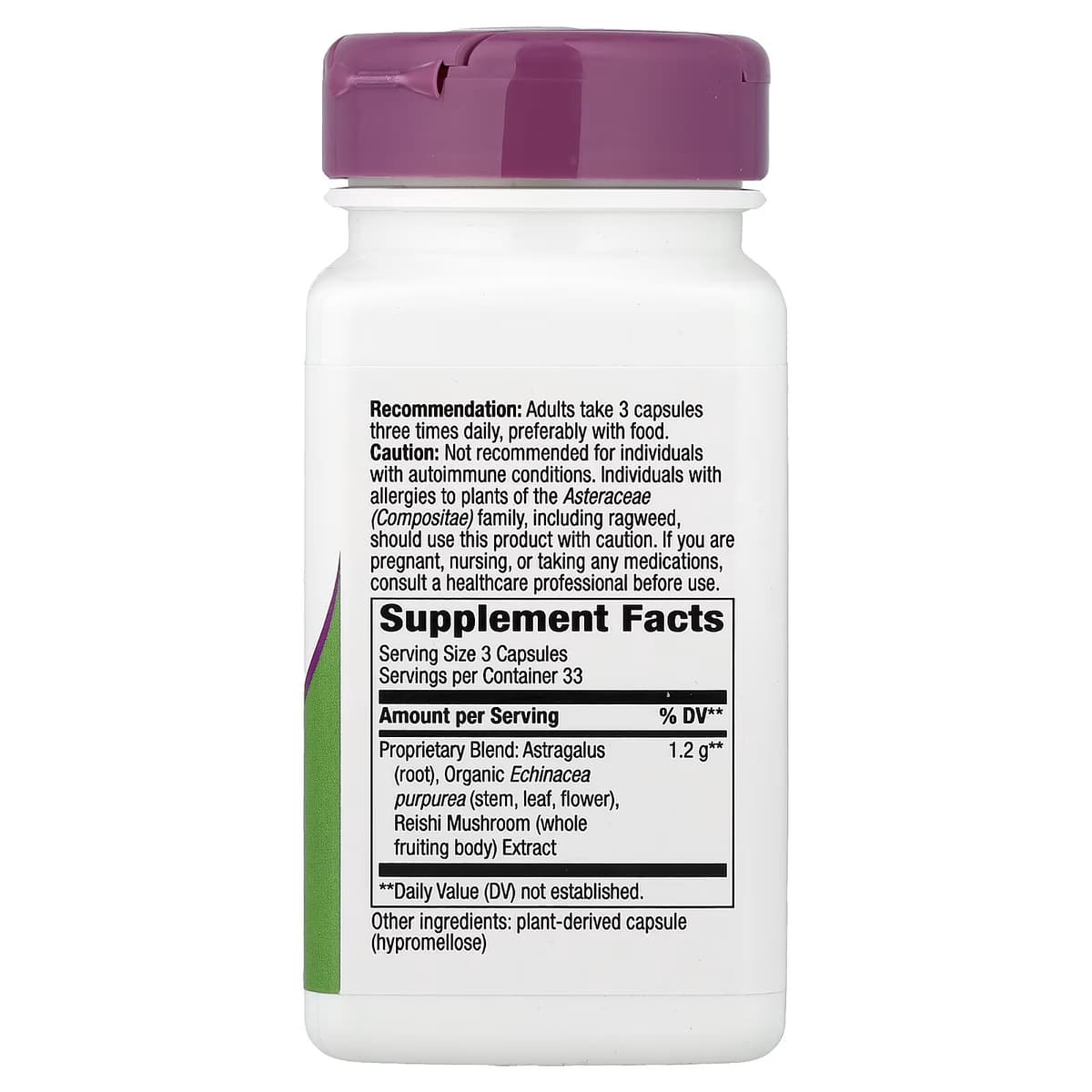 Nature'S Way - Echinacea Astragalus & Reishi - 100 Vcaps